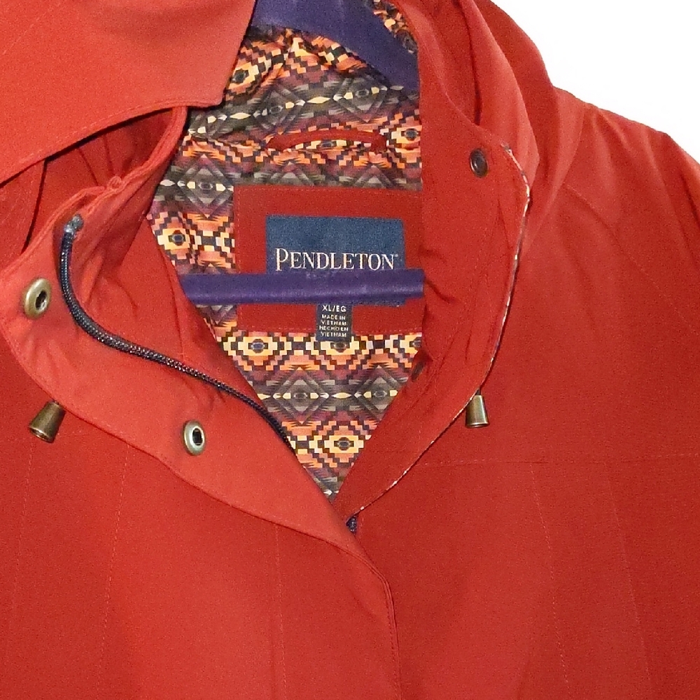 Pendleton Red Utility Jacket with Southwestern Lining